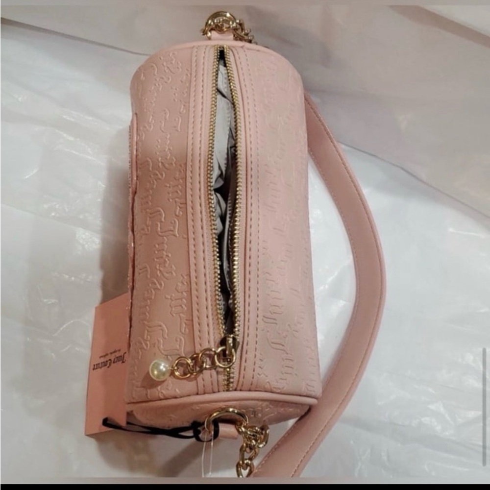 Juicy Couture string of pearls Barrel bag Pink color - Picture 5 of 6